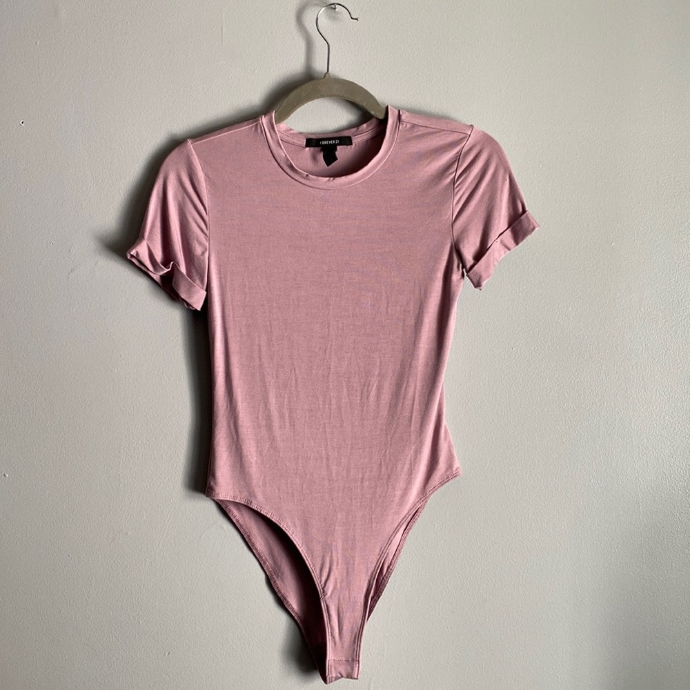 Forever 21 | Purple short sleeve soft body suit | Size: Small, SM